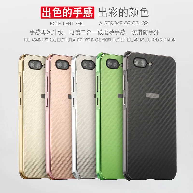 Металлический бампер из углеродного волокна для Asus Zenfone 4 Max ZC520KL Pro ZC554KL ZD552KL ZE554KL ZC550TL AR ZS571KL жесткий чехол Funda