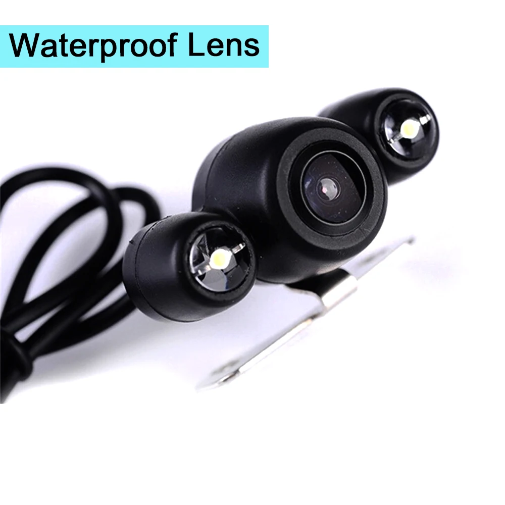 Двойной объектив видеокамеры видеорегистратор зеркало заднего вида камера