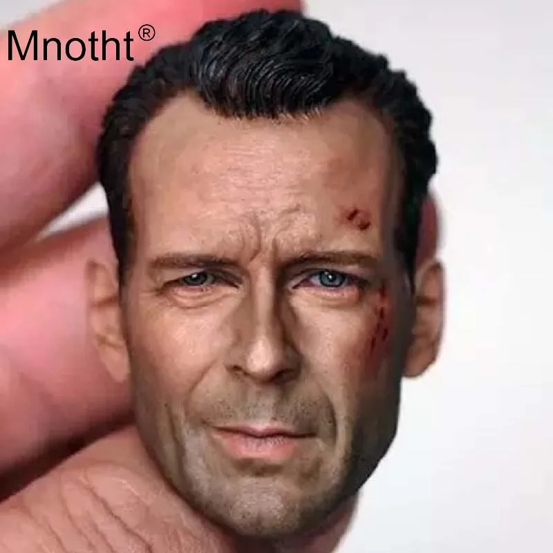 

Bruce Willis Head Sculpt 1/6 Scale Male Soldier Resin Head Carving for 12in Action Figure Toy Collection Movie Role Model Mnotht