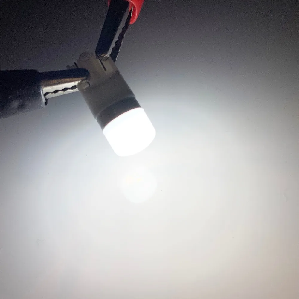 100 шт белый свет автомобиля T10 W5W светодиодный Клин лампы 3030 1SMD Авто купол чтения Автомобильные стояночные огни боковой боковые ламп накаливания 6000 K