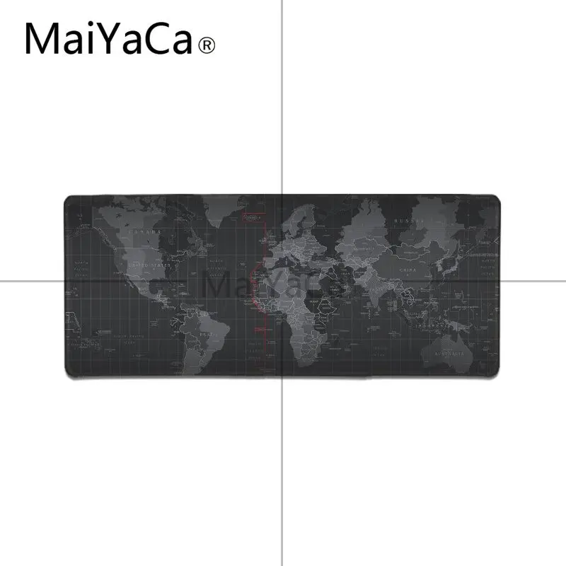 Lock Edge 30X90cm MaiYaCa подарок для мальчика, персонализированные крутые модные карты старого мира, коврик для мыши, игровой коврик для геймера, большой игровой коврик для мыши для геймера - Цвет: Lock Edge 30X90cm