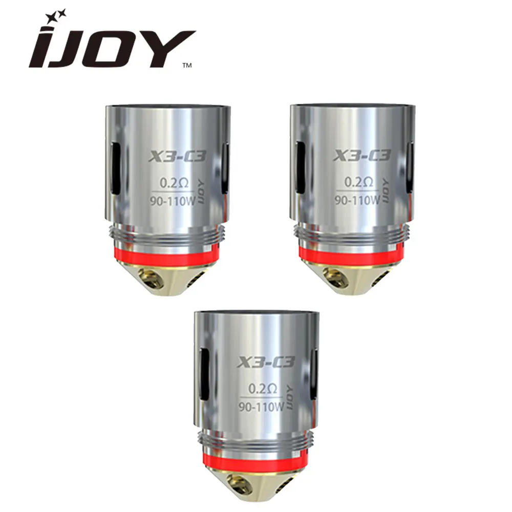 Оригинальная катушка IJOY Captain X3 сменная для C1 0 4 Ом и C3 2 Subohm Tank огромный вейп