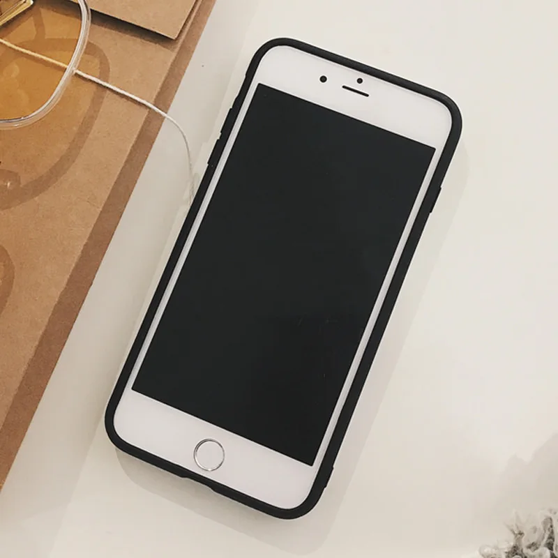 L-FADNUT винтажный Блестящий блестящий чехол для iPhone X Xr Xs Max Тонкий ретро бампер 7 8 6 6S