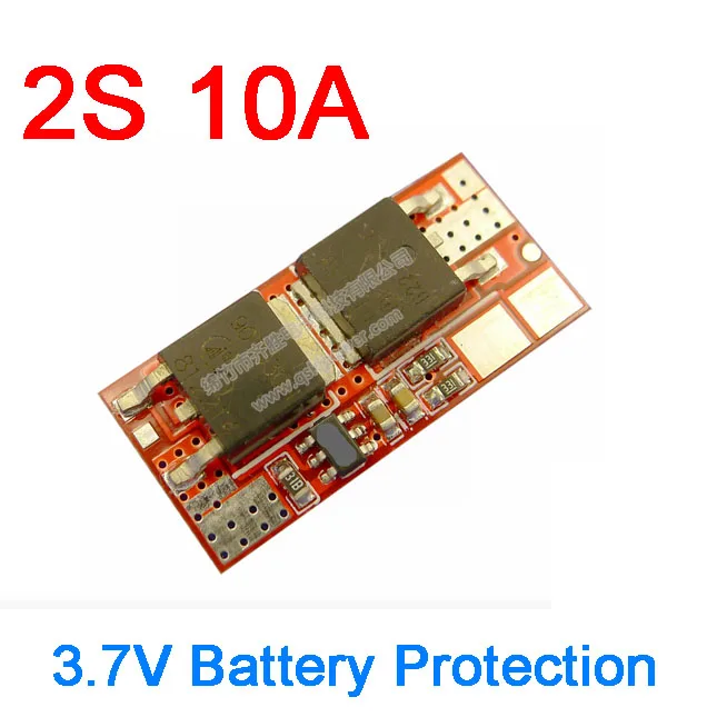Плата PCB для зарядки аккумуляторов 2S 10A 7 2 V BMS литий ионный аккумулятор 18650 3 В * 4 в