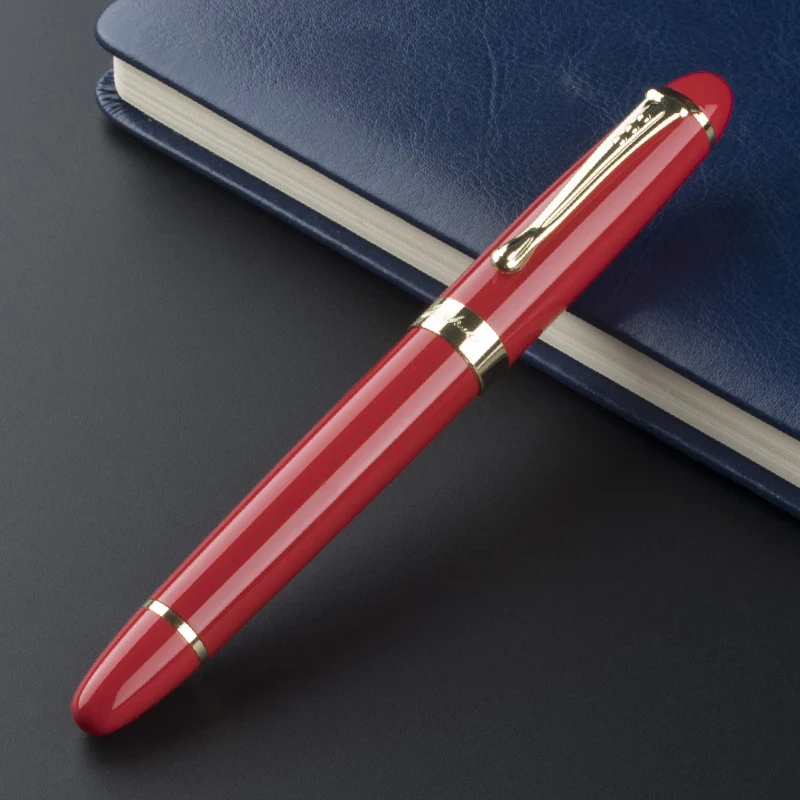 Jinhao 450 шариковая ручка подарок высококачественные Золотые зажимы черные чернила