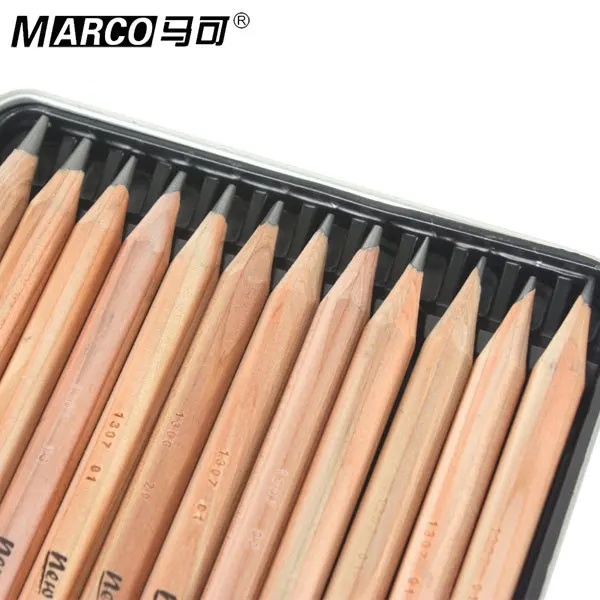 12 шт Марко для изобразительного искусства художественные карандаши эскиз