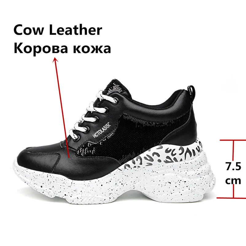 CONASCO/Новые модные весенне летние женские кроссовки из натуральной кожи со