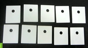 10 шт. 14х20х2 мм с отверстием до-220 оксид алюминия керамический теплопроводящий изоляционный лист MOS транзистор IGBT прокладка для радиатора