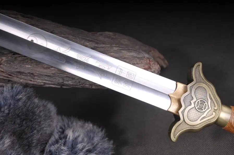 Высокое качество Китайский Меч китайский ушу Цзянь нержавеющая сталь знак