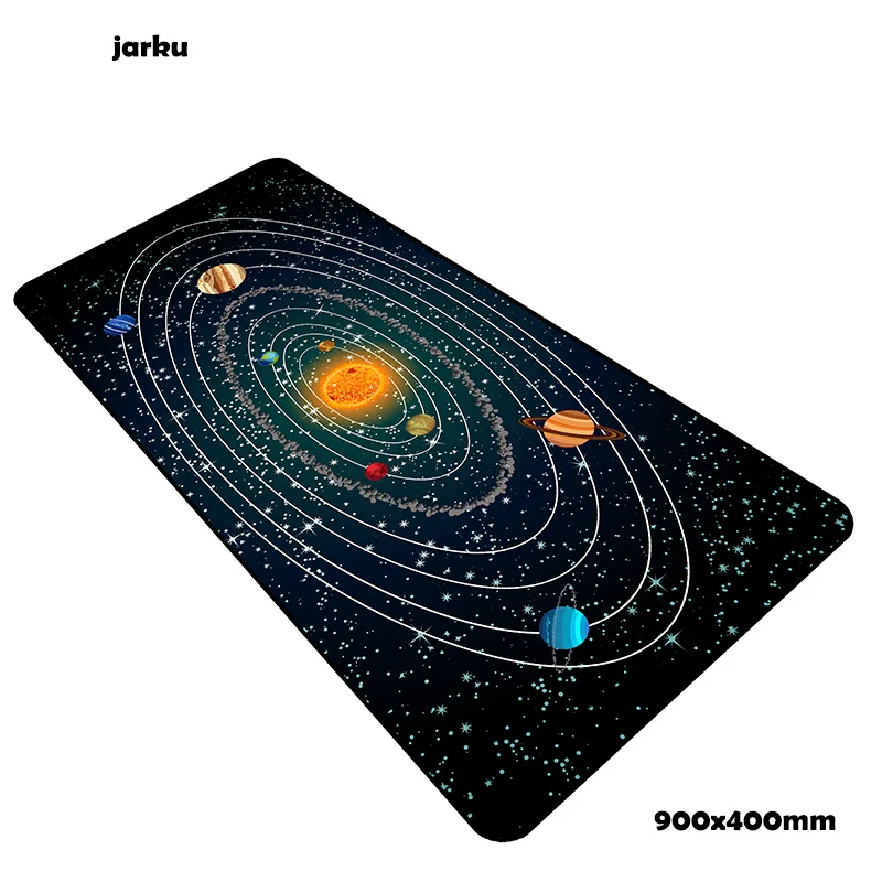 size 900x400x2mm Коврик для мыши с солнечной системой, красивый игровой коврик для мыши 900x400x2 мм, коврик для геймера, коврик для мыши, подгонянный компьютер, большой стол, коврик для мыши - Цвет: size 900x400x2mm
