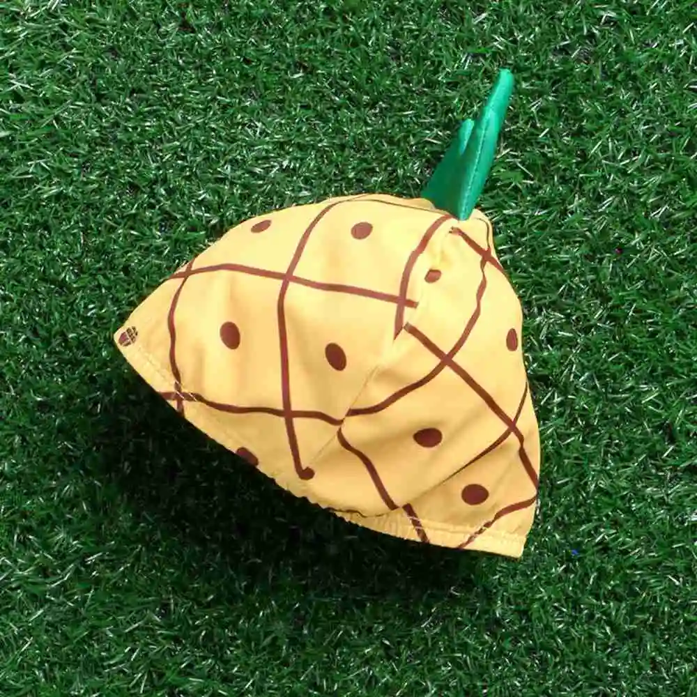 Цельный милый детский купальник с шапкой в форме фруктов шапочкой для купания