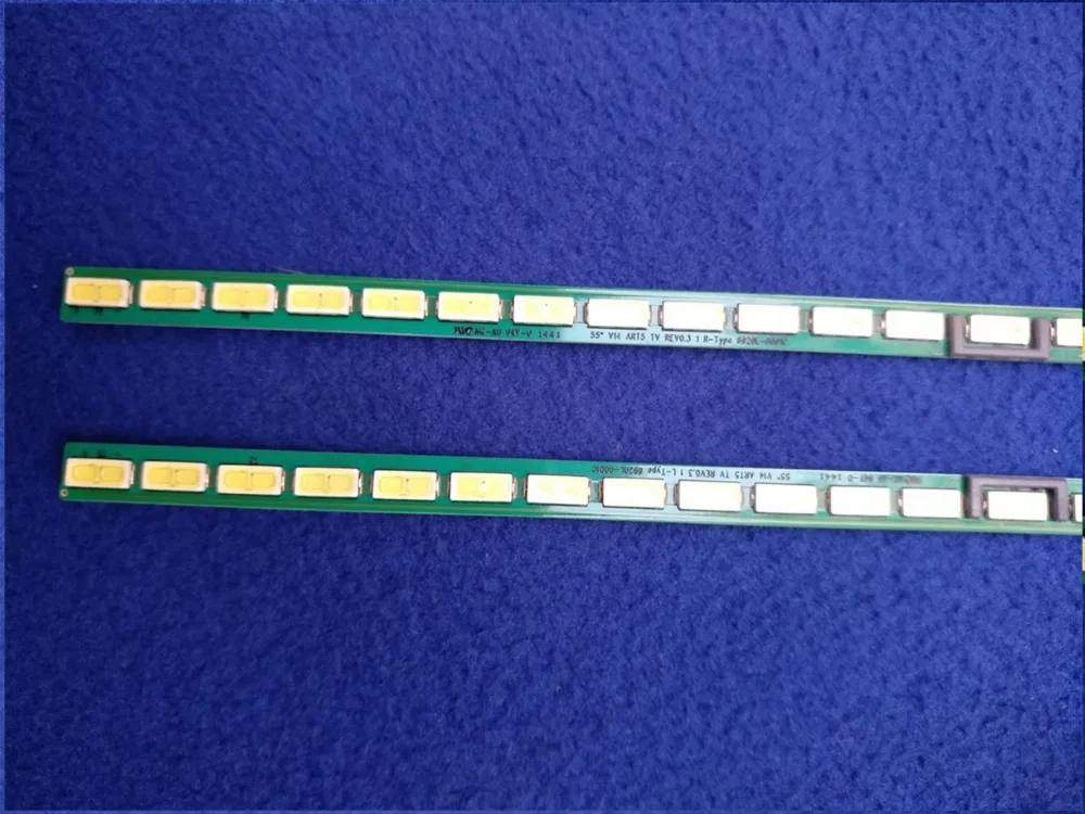 2 шт./лот для 55UB8300 6922L-0127A LC550EQE Светодиодная лента 55 "V14 6920L-0001C 72 светодиода 603 мм