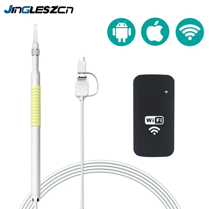 3 в 1 ушной эндоскоп высокой четкости Earpick с мини-камерой беспроводной WiFi камера