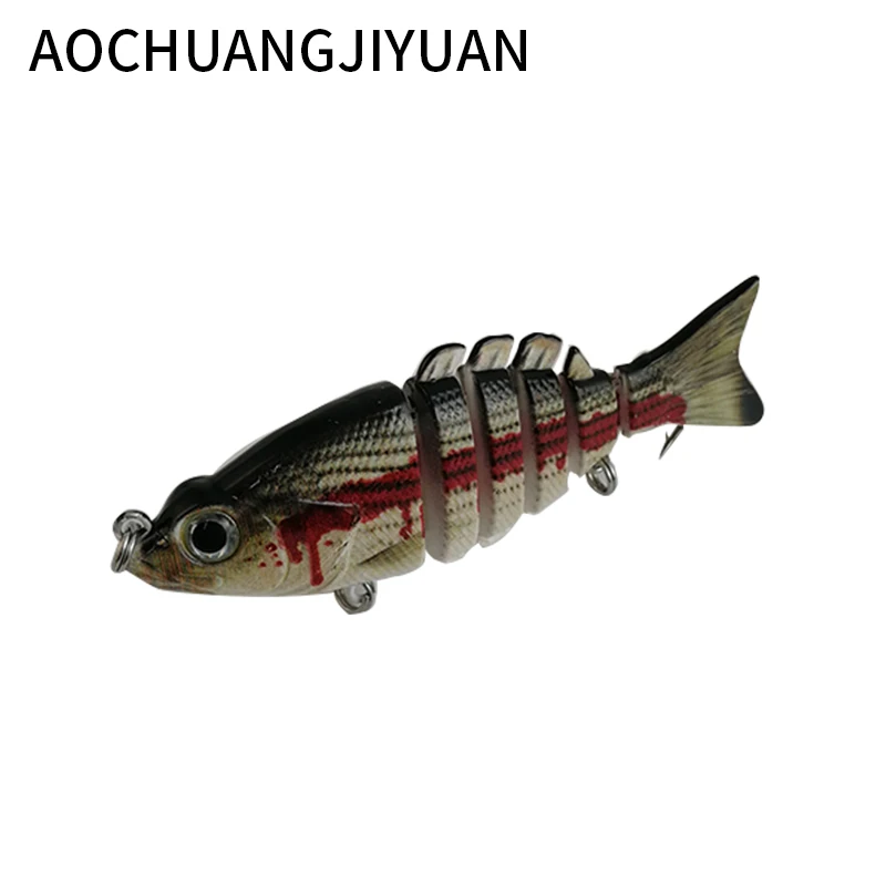 13 см 20 г рыболовные воблеры 6 сегментов Swimbait Crankbait приманка для рыбалки с