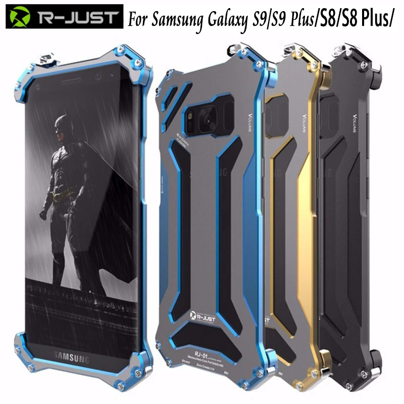 R JUST алюминиевый бампер чехол металла сотовый Чехол для телефона samsung Galaxy S9 плюс S8 S7 край|cover for galaxy|case covercover |