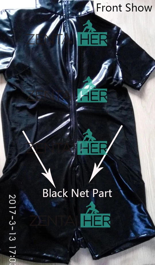ZentaiHero так же как показано на изображении сексуальный костюм мужской черный