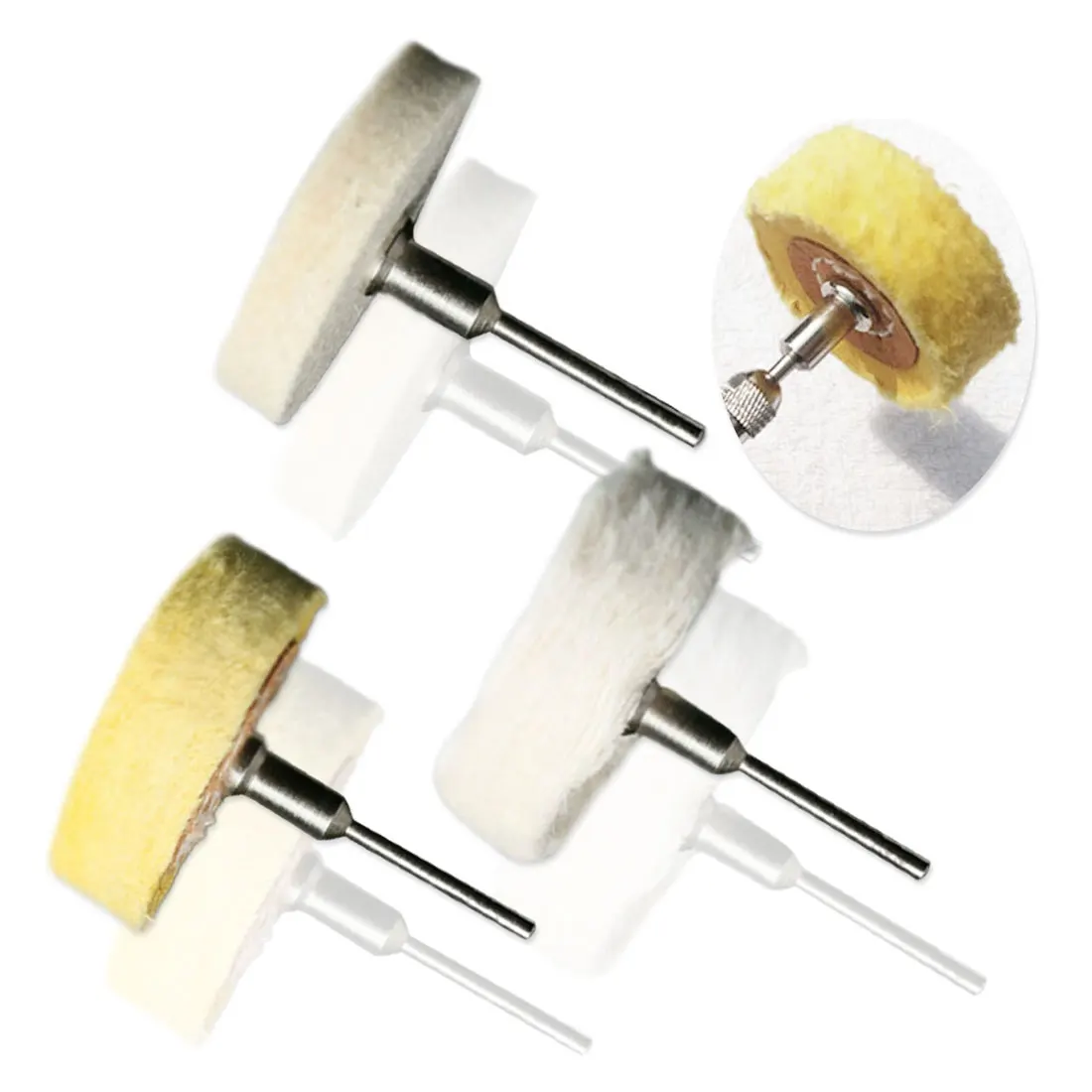 50 mm Woodworking Polishing Buffing Wheel Grinder Brushes Grinding Head Dremel Accessories For Wood Abrasive Tools | Инструменты