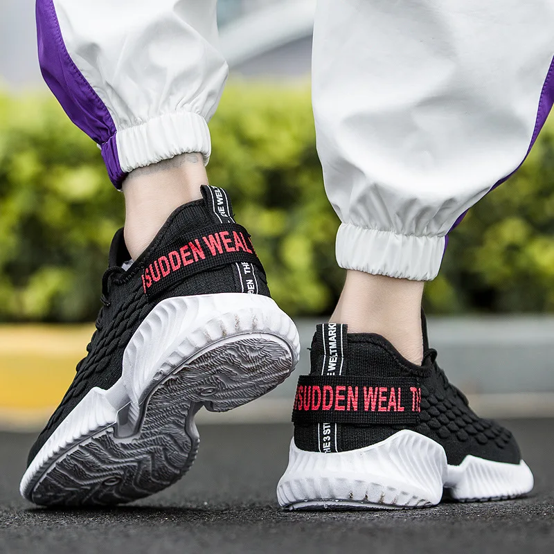 2019 взрыв Весна Мужская обувь корейская мода Дикий галстук дышащая сетка