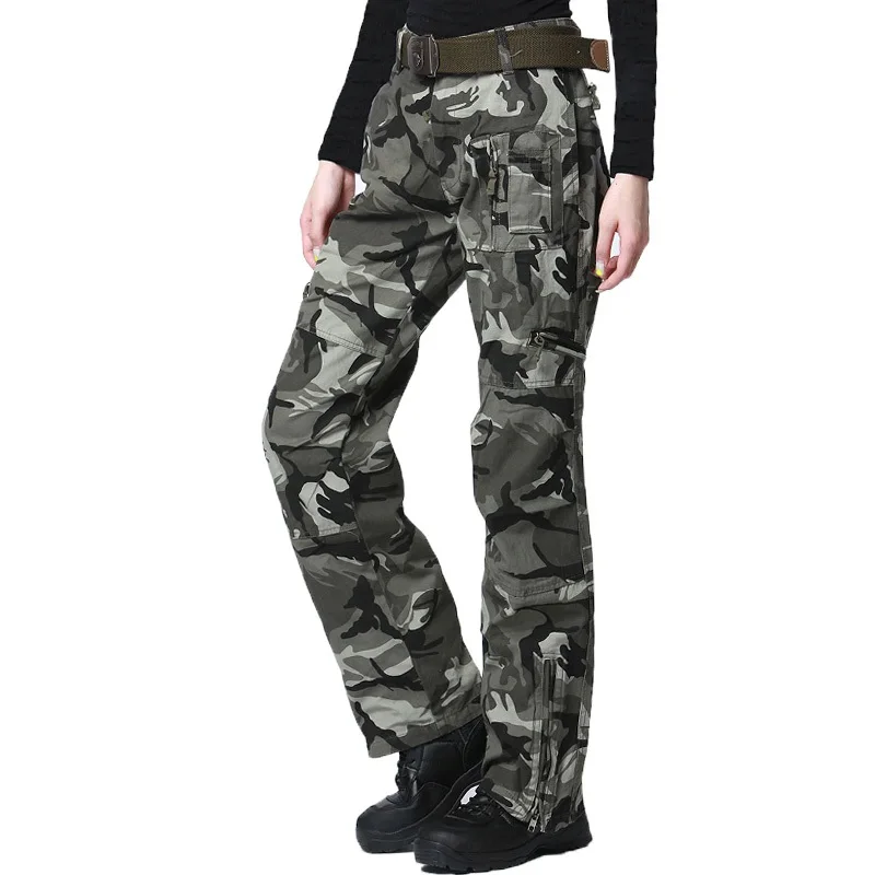 Брюки карго женские армейская оснастка брюки в Военном Стиле 2020|Брюки| |