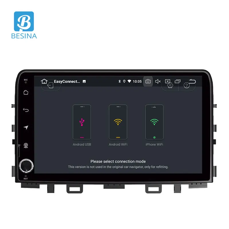Автомобильный DVD плеер Besina 9 дюймов Android 0 для KIA RIO 2017 2018 GPS навигация мультимедиа 2