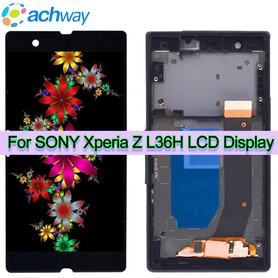 Оригинальный качественный ЖК дисплей для Sony Xperia Z L36H сенсорный экран с
