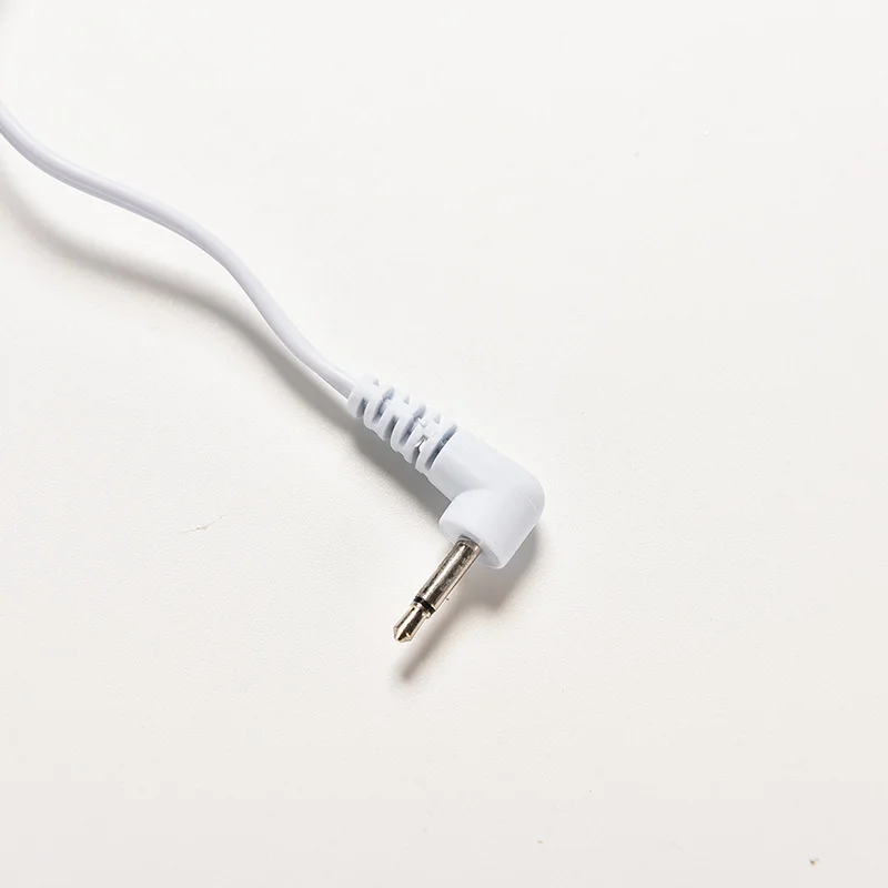 1 шт. белый электротерапевтический электрод свинцовые провода кабель для массажа