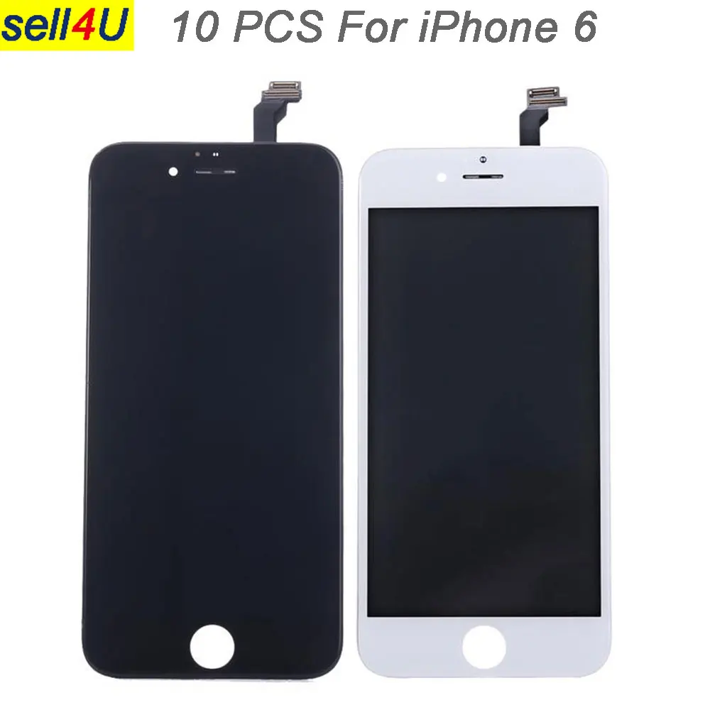 10 шт./лот для ЖК-экрана iPhone 6 ЖК-дисплей с сенсорным экраном iphone 6G сменный ЖК-экран |