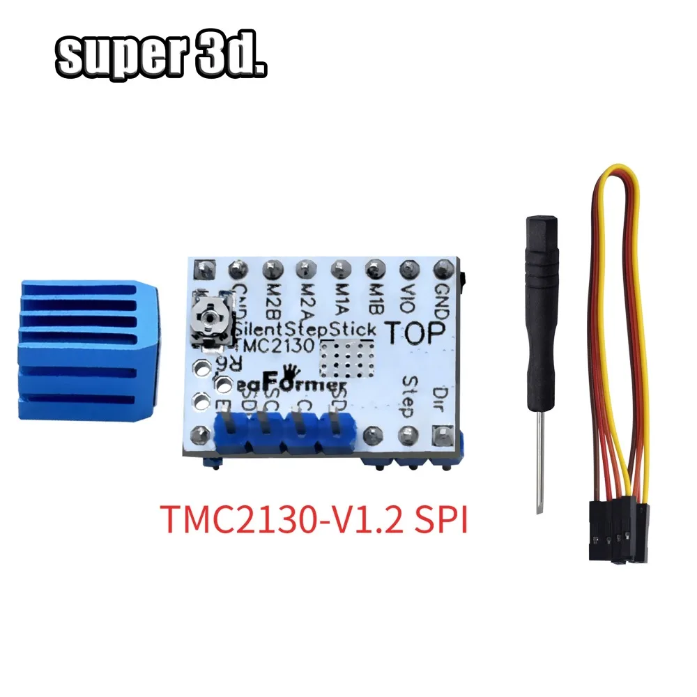 1/4/5 шт TMC 2130 V1.2 с SPI MKS шаговый двигатель бесшумный драйвер StepStick для 3d