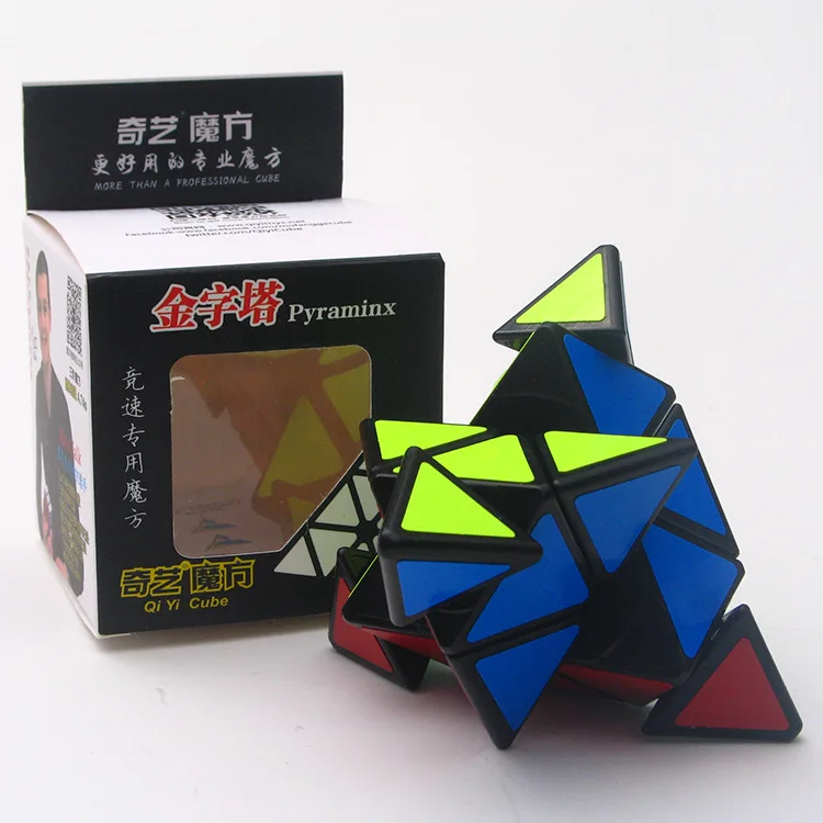 Qiyi Cube Mofangge 3x3x3 Пирамида магический куб профессиональные Волшебные кубики Пазлы скорость Cubo красочные Развивающие игрушки для детей
