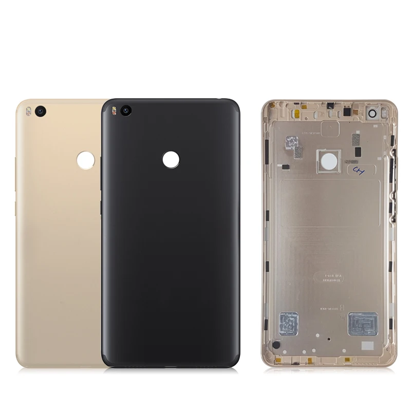 

for Xiaomi Mi MAX 2 Battery Back Cover Rear Housing Rear Door Camera Glass Lens for Xiaomi Mi MAX2 Repair Spare Parts +Side Key