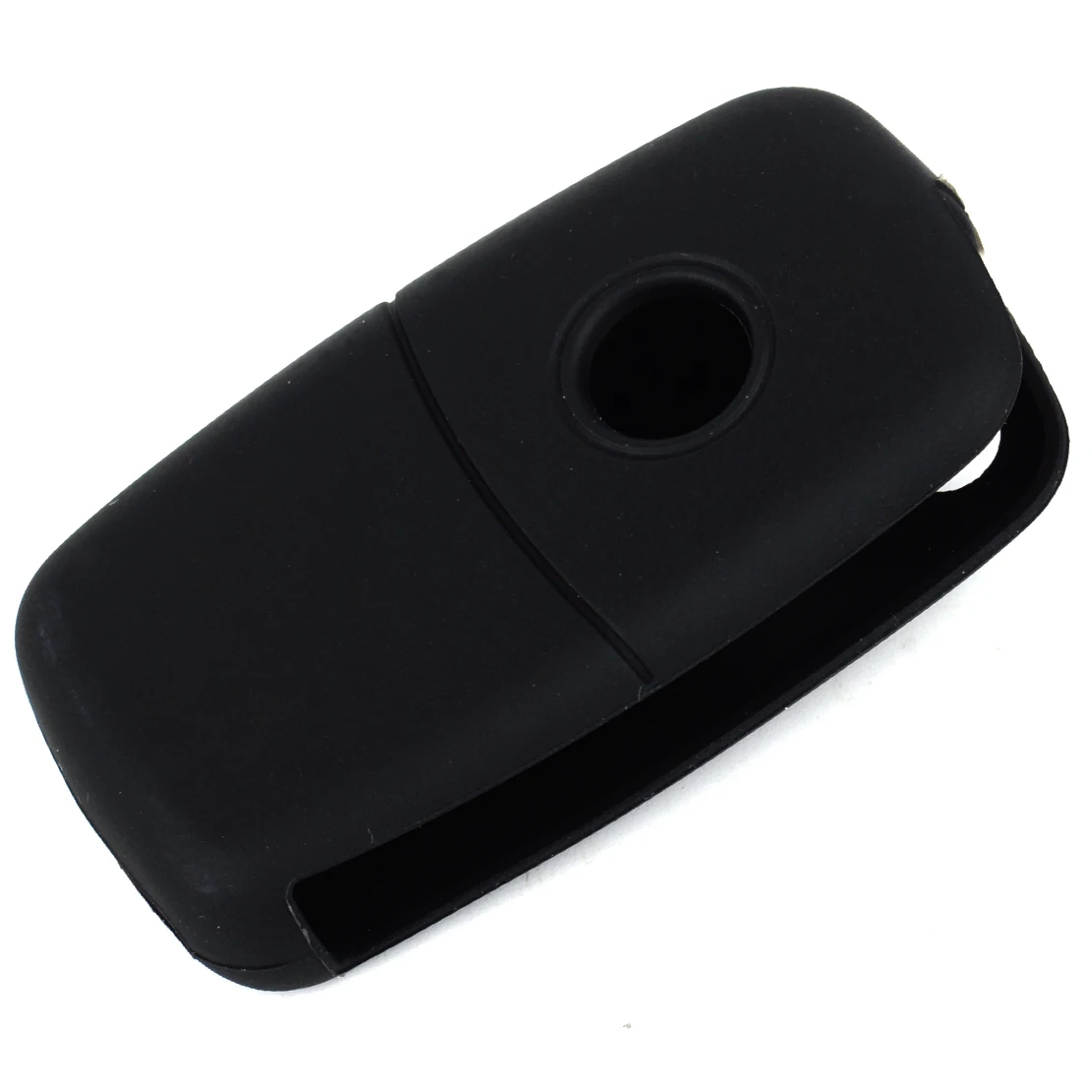 Черный силиконовый чехол DWCX для Skoda Fabia Octavia Superb Seat VW Jetta Golf Passat Polo Caddy Bora|car key case