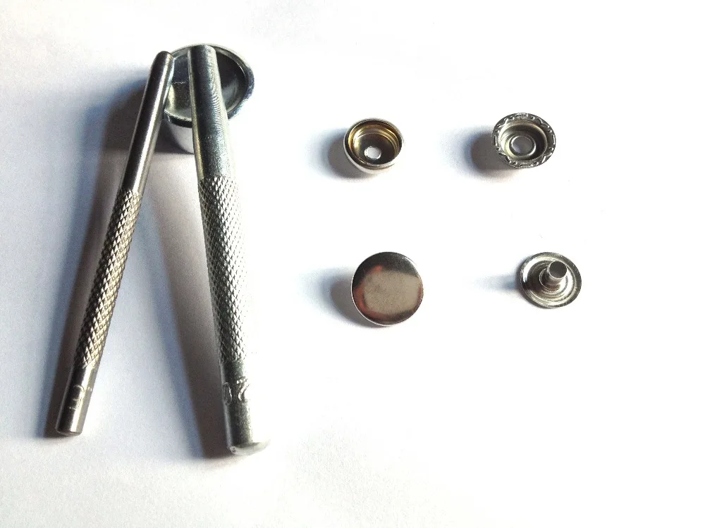 

Аксессуары для шитья, 50 наборов, 12 мм/15 мм/17 мм, серебро металлические застежки, кнопки Набор шпилек