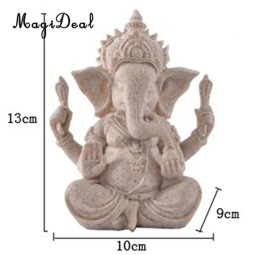 Волшебная статуя слона фэншуй из Таиланда 2018 г. песчаник Ганеша скульптура Будды