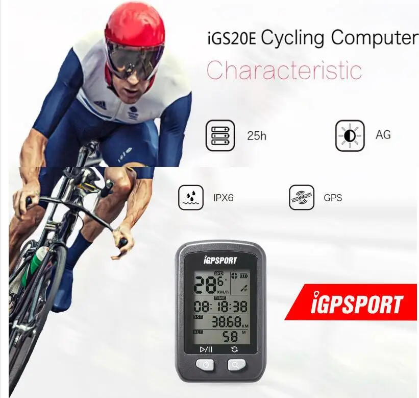 I GPS порт igs10s велосипедный беспроводной секундомер компьютер IPX6