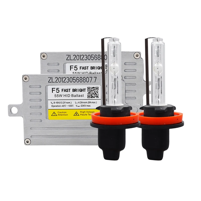 SKYJOYCE 55 Вт H7 HID ксеноновый комплект DLT F5 Быстрый старт Балласт 4300K 6000K Cnlight Лампа H1 H3