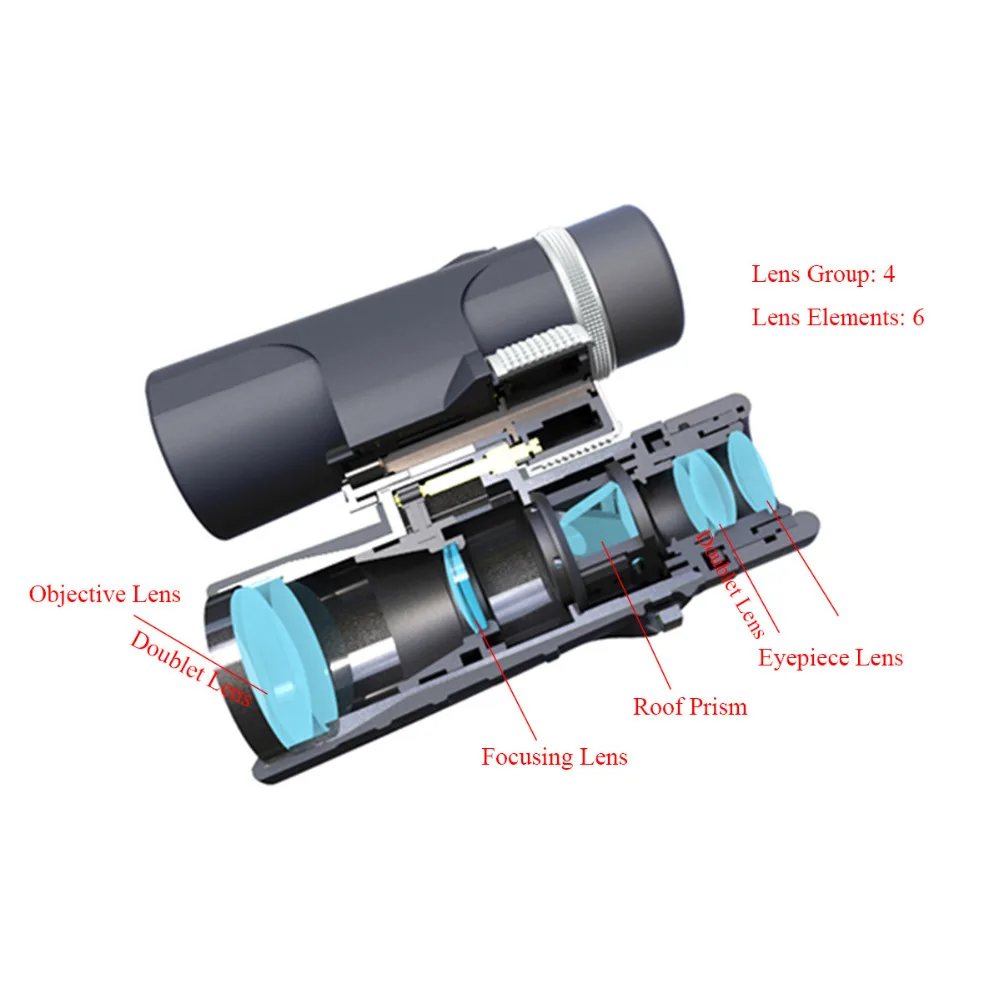 SVBONY SV31 бинокль 8x42 водостойкий Professional Охота Открытый Спорт Туризм пеший Birdwatch