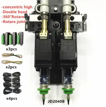type 4 JD2040 SMT DIY монтажный разъем Nema8 полый вал шаговый для палочки место двойной головкой - Цвет: type 4