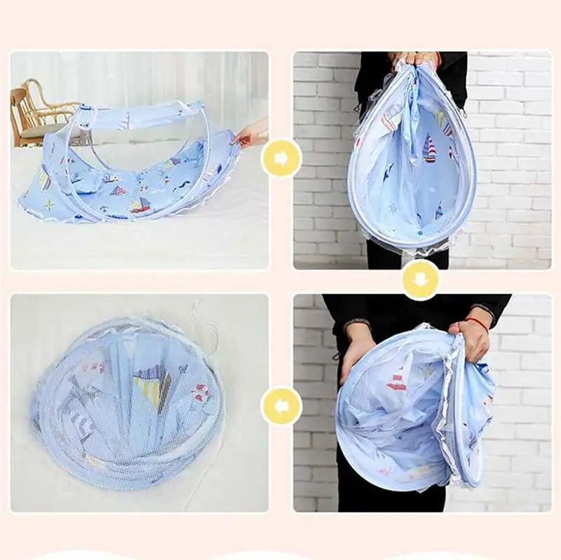 Складная антимоскитная сетка для путешествий складная детская спальная палатка