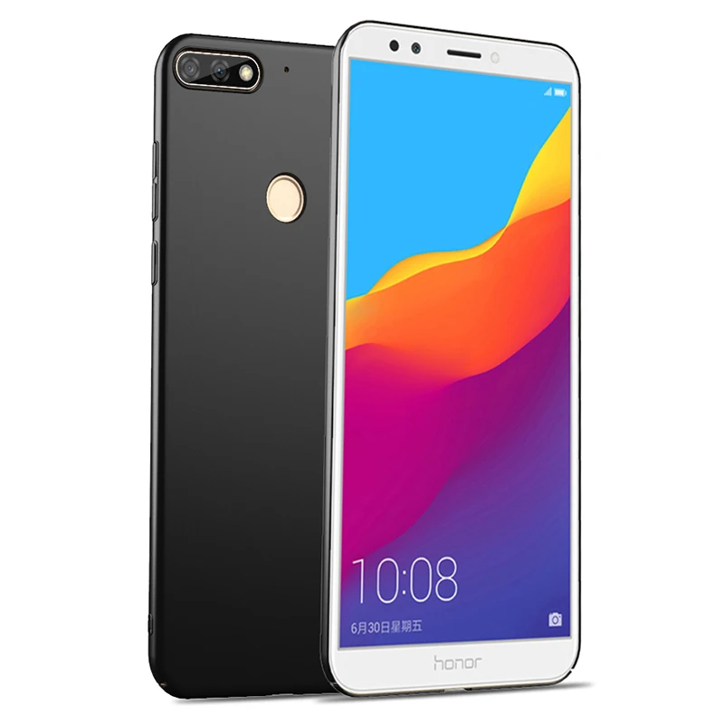 Роскошные Матовые чехлы для Huawei Honor 7A Pro чехол 7 A жесткая защитная задняя крышка из