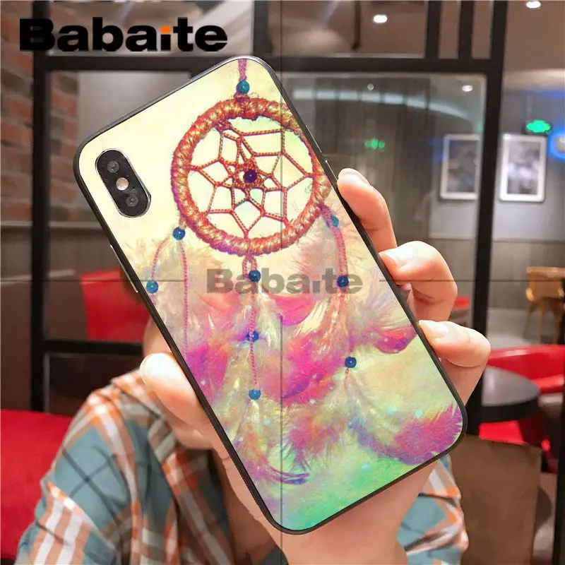 Мягкий Силиконовый ТПУ чехол с ловцом снов для iphone 11pro max iPhone X XS MAX 6 6s 7 7plus 8 8Plus 5 |