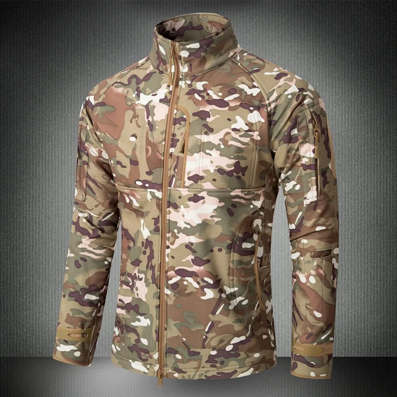 Новинка кожаные куртки с защитой от ветра камуфляжные куртки|windbreaker waterproof|waterproof