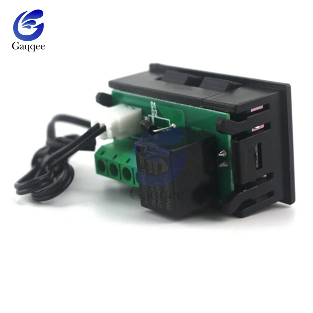 W1218 DC 12V светодиодный цифровой термостат регулятор температуры термометр Монитор