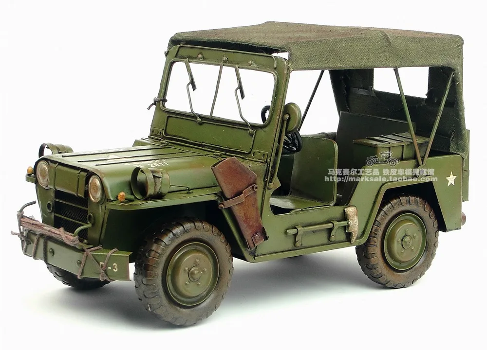 Hot Classic World War II Willis Military Jeep Off-road Vehicle Model Creative Gift Home Bar Decoration | Дом и сад