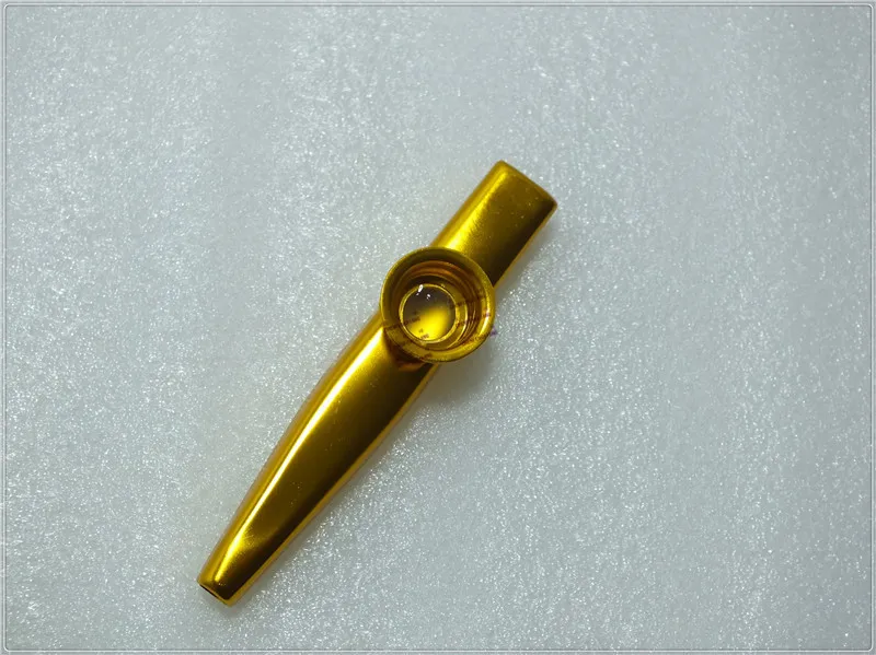 Простой дизайн легкий kazoo алюминиевый сплав металл для гитарного инструмента музыкальный инструмент для любителей музыки 12*2,5 см 6 цветов