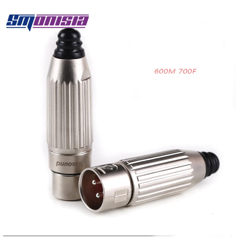 

Smonisia 50pcs 3Pins XLR Male Female Connector Welding Microphone Audio Plug Amplifier Balanced Jack