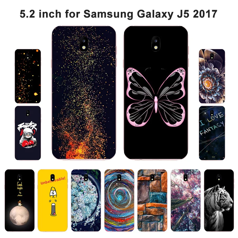 Чехол для Samsung Galaxy J5 2017 J530 5 &quotмодные окрашенные чехлы телефонов Coque Pro версия ЕС|case