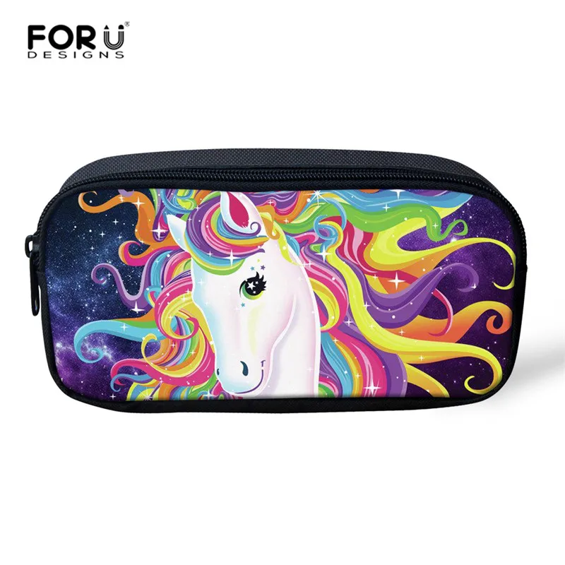 Z3475K FORUDESIGNS/ школьные рюкзаки с единорогом для девочек-подростков, Школьный набор, сумка, милый рюкзак на молнии, чехол-карандаш для детей, Mochila - Цвет: Z3475K
