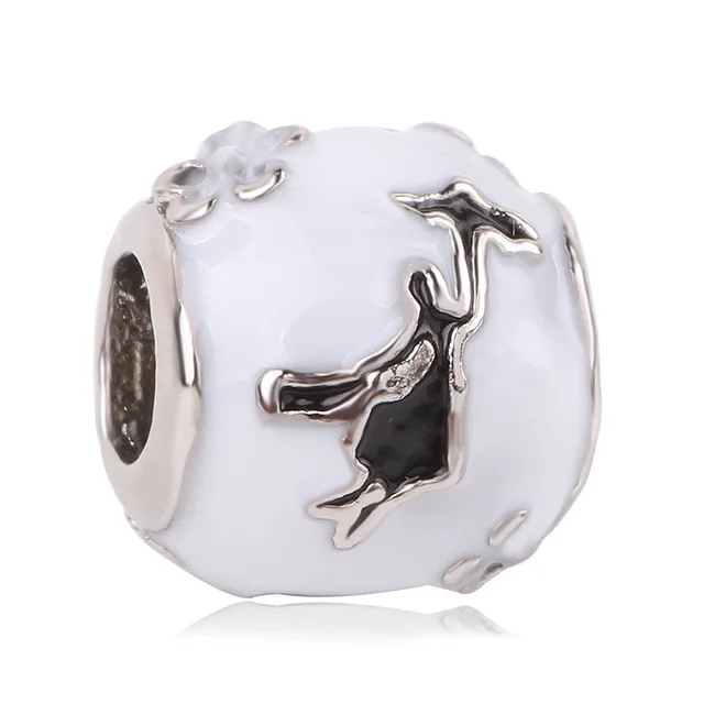 Ranqin Новая серия подвесок из белых бусин DIY подходит для браслета Pandora женские ювелирные изделия Европейская мода тренд Шарм - Цвет: K-200