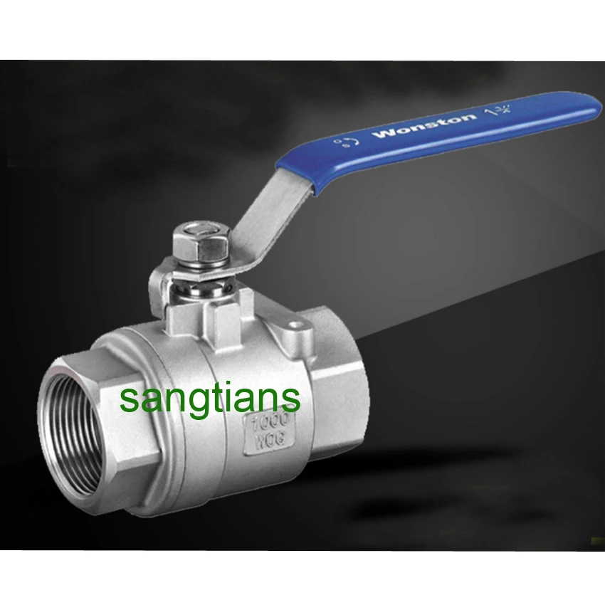 

1/2" DN15 Stainless Steel 2- Piece Ball Valve, SS304 ,Economical Water Valve ,stainless steel ball valve,ball valve DN20