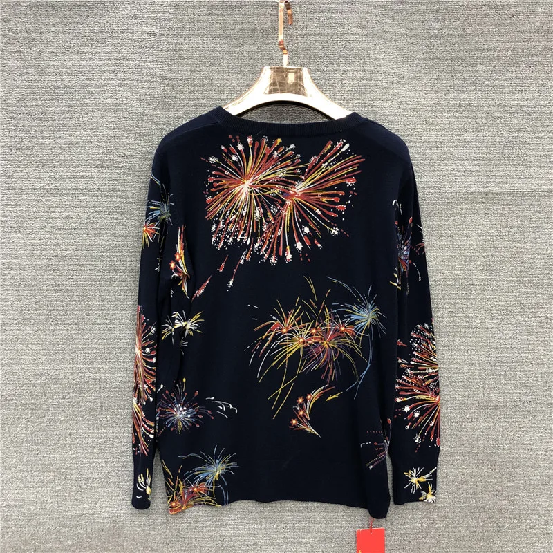 Autumn &amp Winter Fashion Women Pullovers Sweater Computer Knitted Printed Sueter Mujer Celebrity Feminino New | Женская одежда